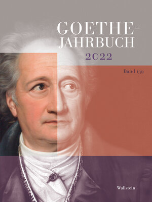 cover image of Goethe-Jahrbuch 139, 2022